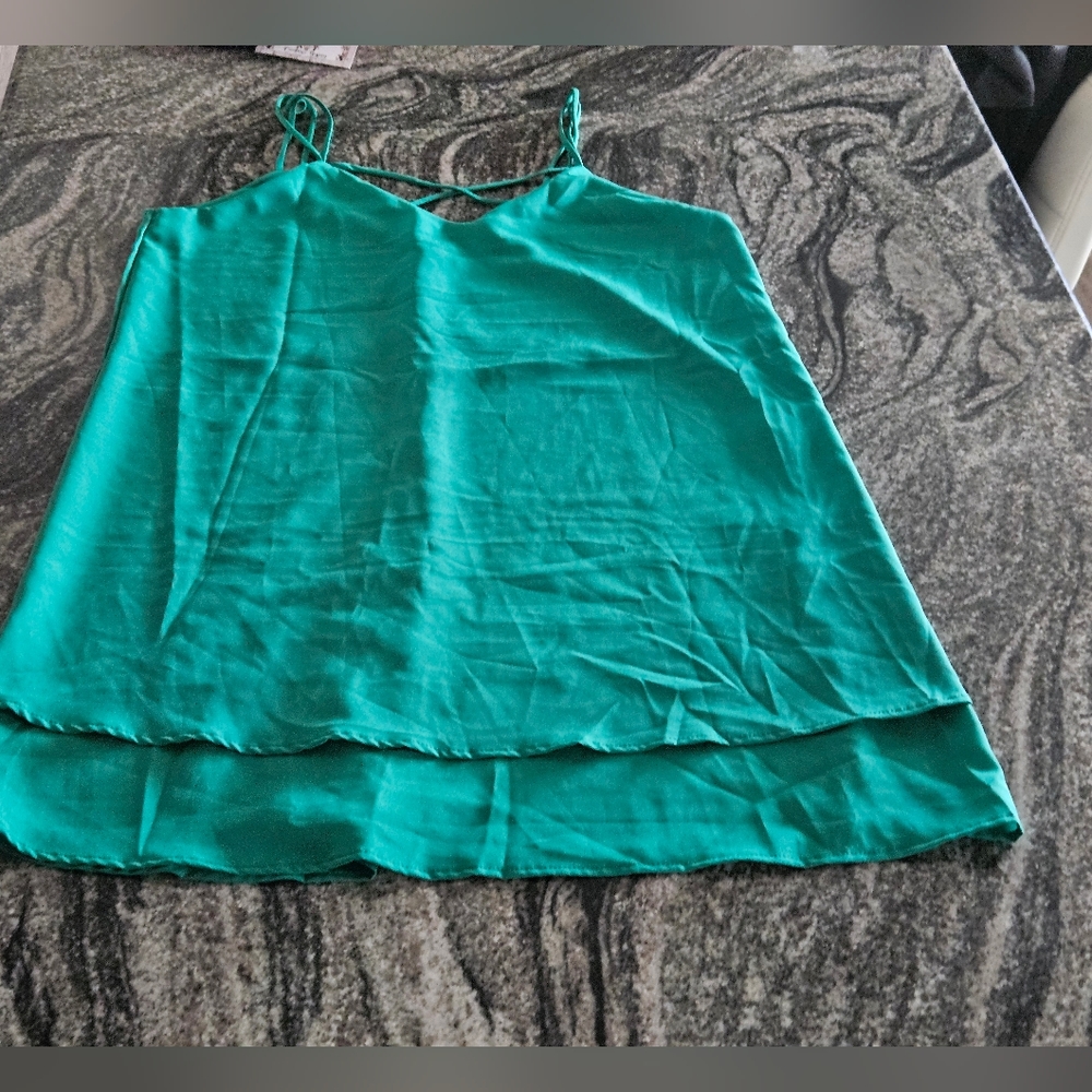 Elegant Green Sleeveless Dress